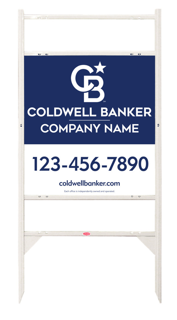 Angle Iron Frame W/ 2 Rider Inserts And Office Sign Panel Unit, 25"H X 24"W, Steel