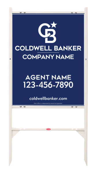 Angle Iron Frame And Reflective Agent Sign Panel Unit, 30"H X 24"W, 3mm Aluminum Composite