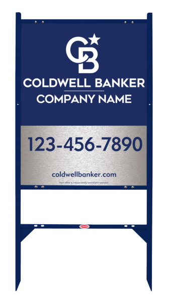 Angle Iron Frame And Office Sign Panel Unit, 30"H X 24"W, Brushed Aluminum Composite