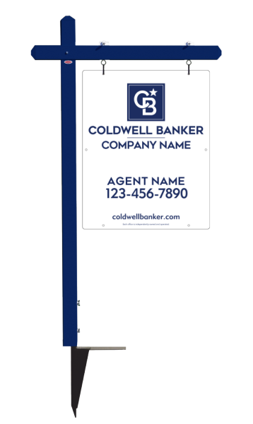 Sign Post And Reflective Agent Sign Panel Unit, 30"H X 24"W, 3mm Aluminum Composite