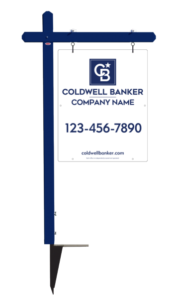 Sign Post And Office Sign Panel Unit, 30"H X 24"W, 3mm Aluminum Composite