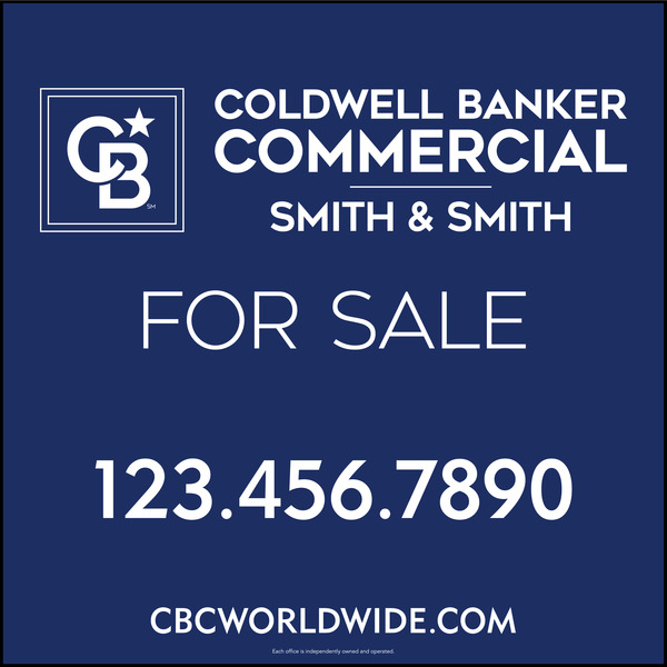 Commercial For Sale Sign Panel, Sf, 48"H X 48"W, 10mm Corrugated Plastic