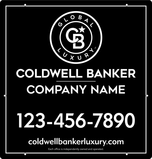 Reflective Office Hanging Sign Panel, 25"H X 24"W, .063 Aluminum