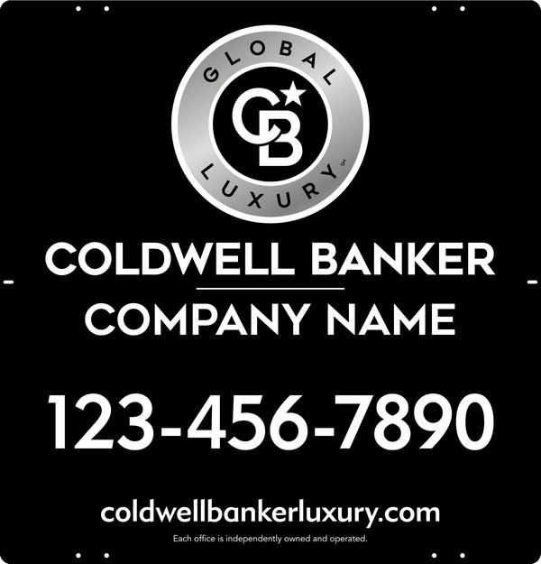 Reflective Office Sign Panel, 25"H X 24"W, 3mm Aluminum Composite