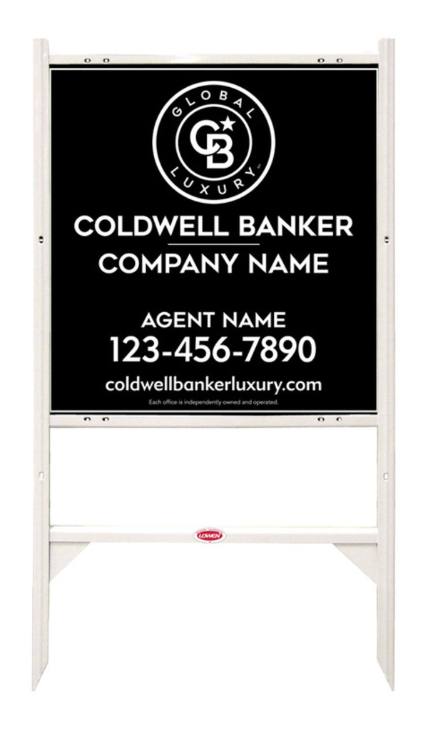 Angle Iron Frame And Reflective Agent Sign Panel Unit, 25"H X 24"W, 3mm Aluminum Composite