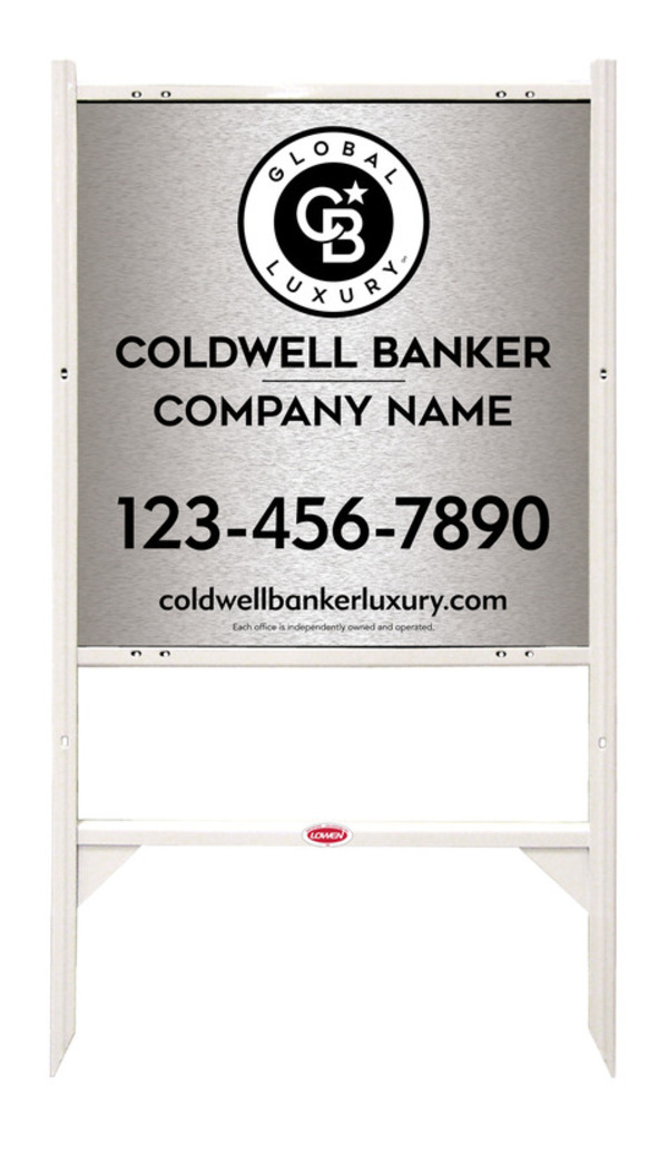 Angle Iron Frame And Office Sign Panel Unit, 25"H X 24"W, Brushed Aluminum Composite