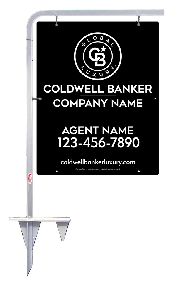 Tubular Stake And Reflective Agent Sign Panel Unit, 30"H X 24"W, .063 Aluminum