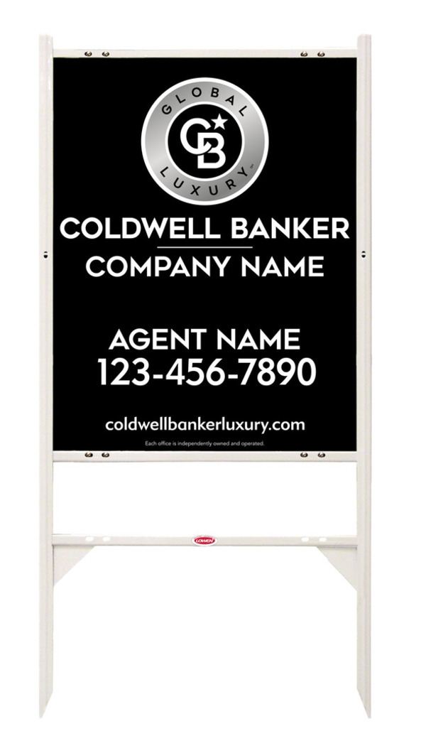 Angle Iron Frame And Reflective Agent Sign Panel Unit, 30"H X 24"W, .040 Aluminum