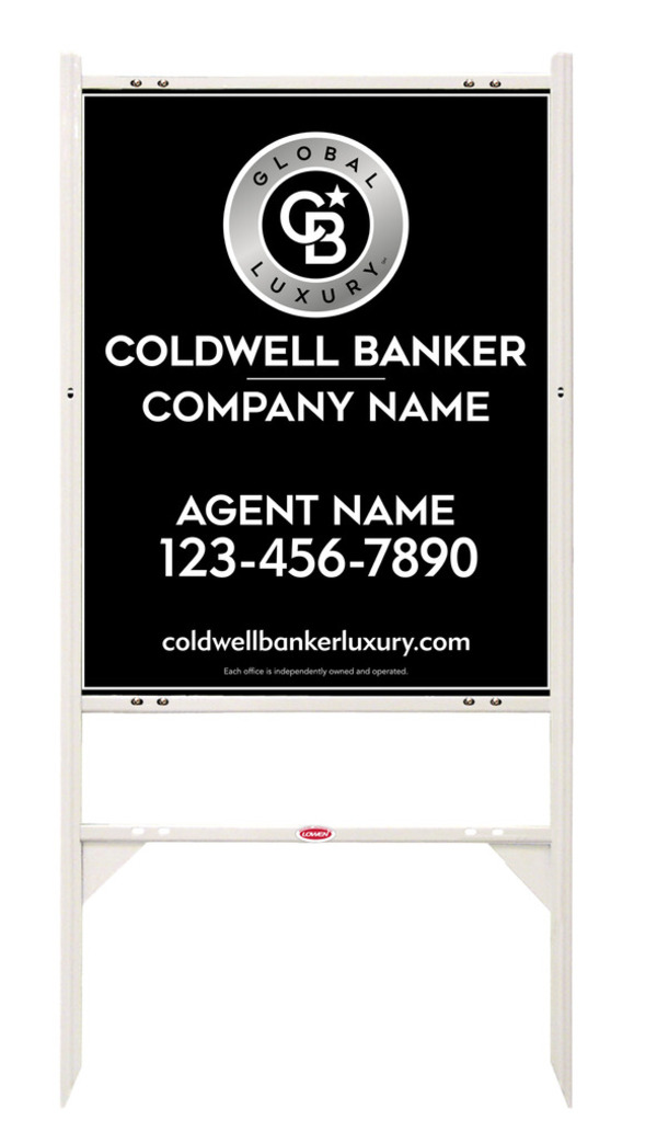 Angle Iron Frame And Agent Sign Panel Unit, 30"H X 24"W, .040 Aluminum