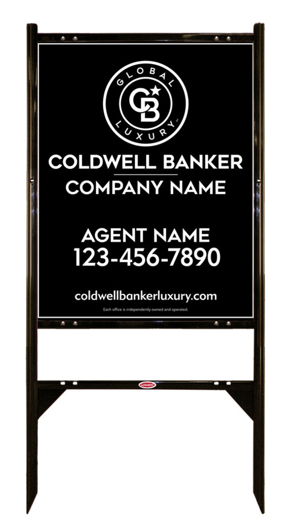 Angle Iron Frame And Agent Sign Panel Unit, 30"H X 24"W, .040 Aluminum