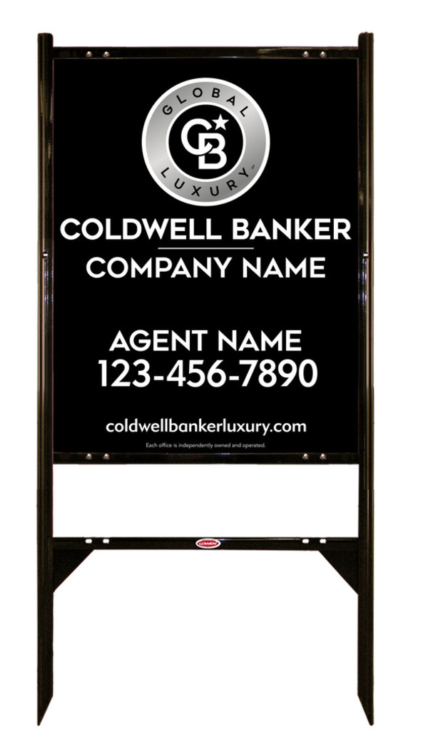 Angle Iron Frame And Reflective Agent Sign Panel Unit, 30"H X 24"W, .040 Aluminum