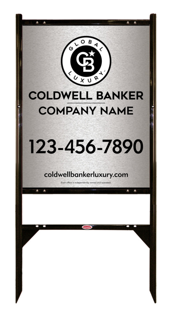 Angle Iron Frame And Office Sign Panel Unit, 30"H X 24"W, Brushed Aluminum Composite