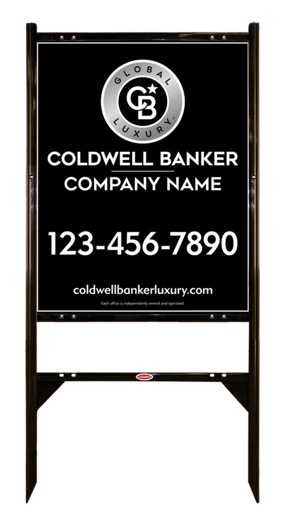 Angle Iron Frame And Reflective Office Sign Panel Unit, 30"H X 24"W, .040 Aluminum