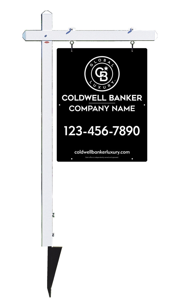 Sign Post And Office Sign Panel Unit, 30"H X 24"W, 3mm Aluminum Composite