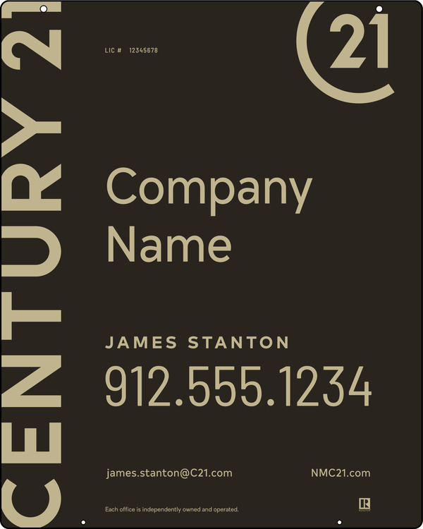 Aluminum Hanging Sign Panel, 30"H X 24"W