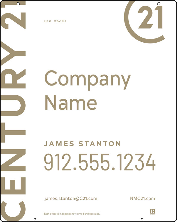 Hanging Sign Panel, 30"H X 24W, Steel