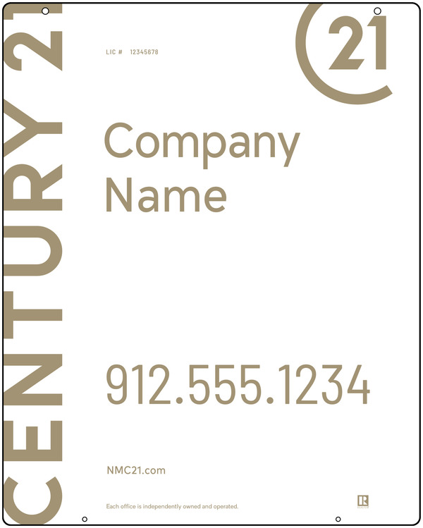 Aluminum Hanging Sign Panel, 30"H X 24"W