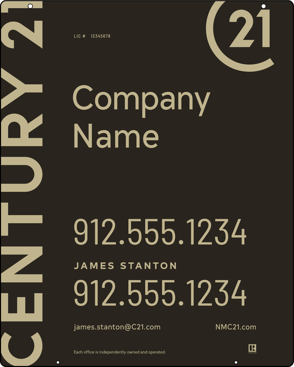 Hanging Sign Panel, 30"H X 24"W, Steel