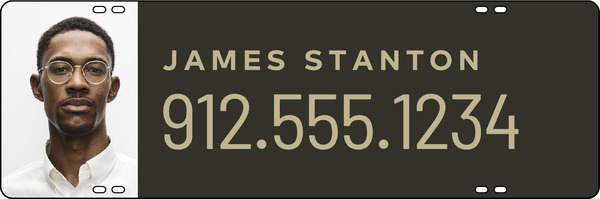 Agent Photo Sign Rider, 8"H X 24"W, Steel