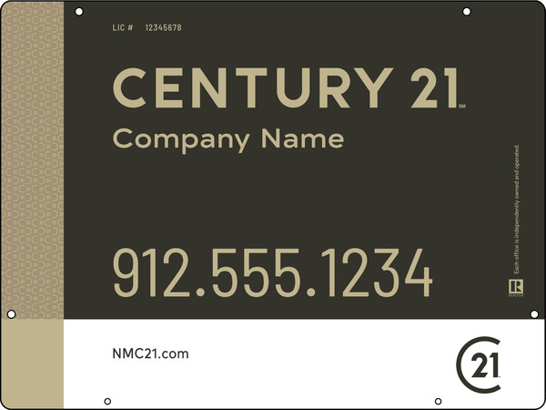 Reflective Hanging Sign Panel, 18"H X 24"W, 3mm Aluminum Composite