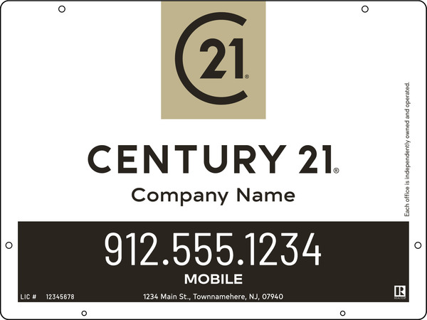 Hanging Office Sign Panel, 18"H X 24"W, .063 Aluminum