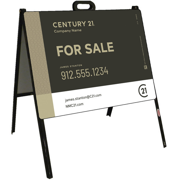 For Sale A-Frame And Sign Panel Unit, 18"H X 24"W, Steel