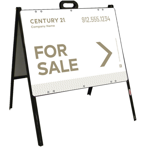 For Sale A-Frame And Sign Panel Unit, 18"H X 24"W, Steel