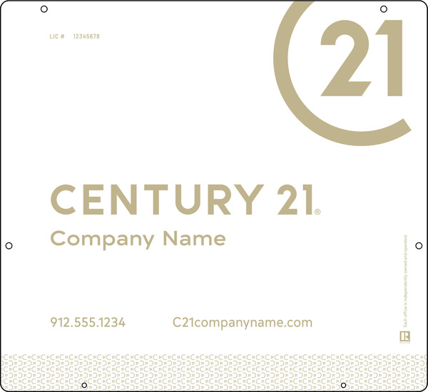 Aluminum Hanging Sign Panel, 22"H X 24"W