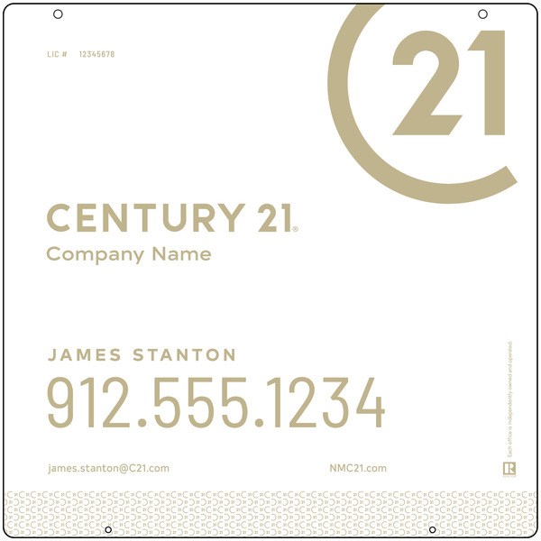 Aluminum Hanging Sign Panel, 24"H X 24"W