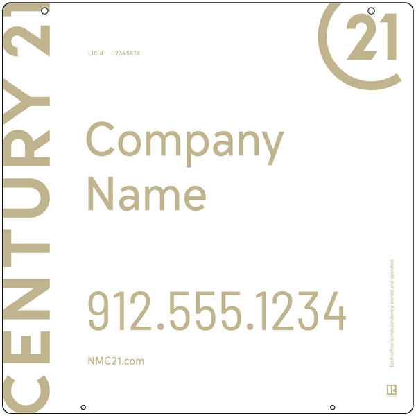 Aluminum Hanging Sign Panel, 24"H X 24"W