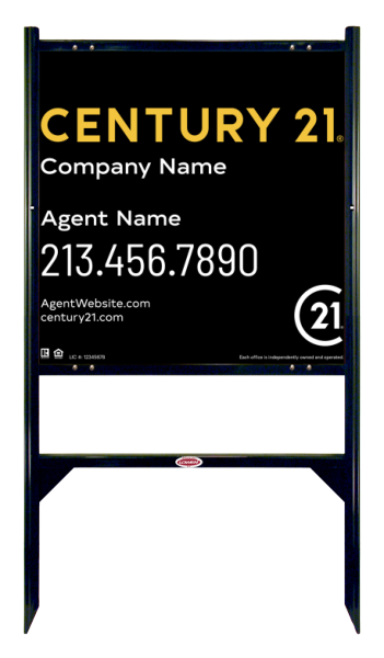 Angle Iron Frame And Sign Panel Unit, 24"H X 24"W, Steel