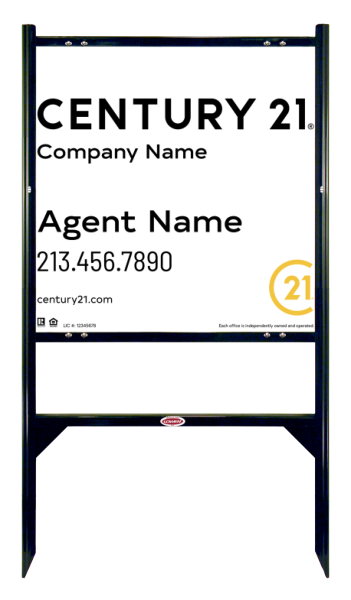 Angle Iron Frame And Sign Panel Unit, 24"H X 24"W, Steel