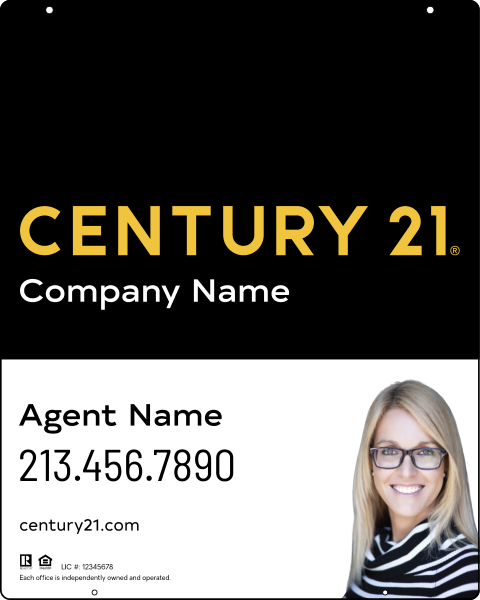CENTURY 21&reg; Steel Hanging Panel 30x24 DF - Century 21 | Lowen Sign