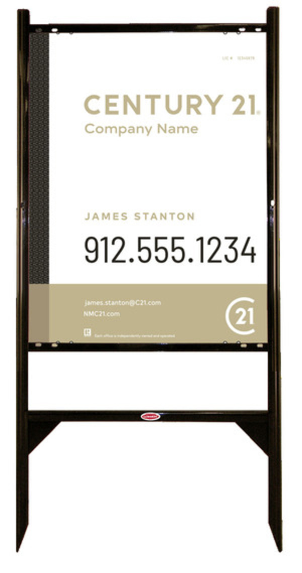 Angle Iron Frame And Sign Panel, 30"H X 24"W