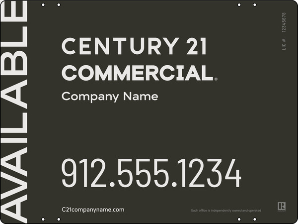 Commercial Office Sign Panel, 18"H X 24"W, 3mm Aluminum Composite