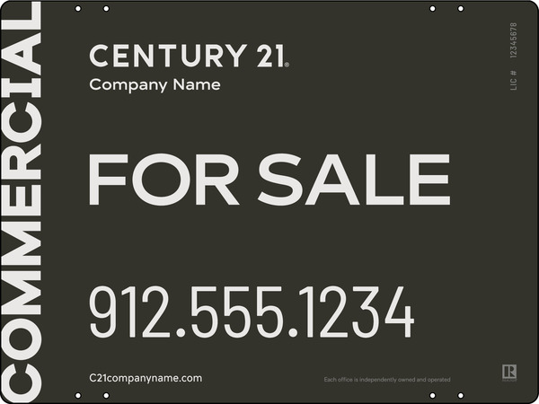 Commercial Office Sign Panel, 18"H X 24"W, 3mm Aluminum Composite