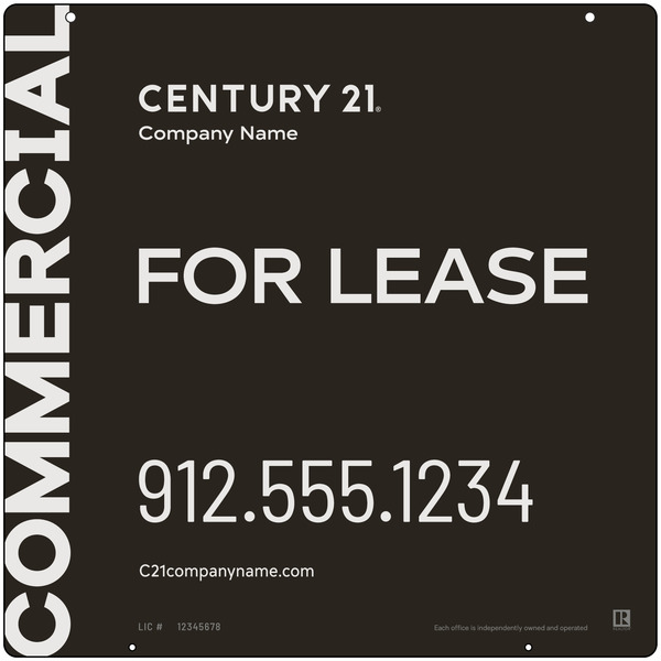 Commercial Office Hanging Sign Panel, 24"H X 24"W, 3mm Aluminum Composite