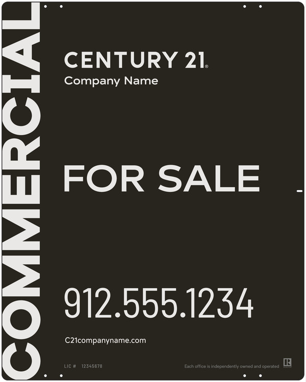 Commercial Office Sign Panel, 30"H X 24"W, Aluminum