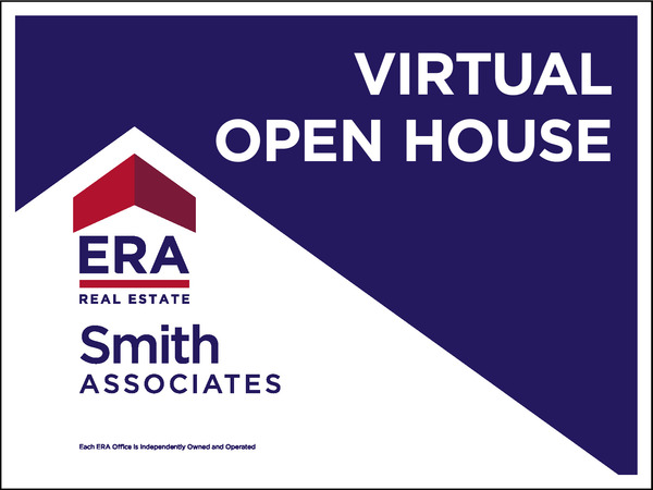 Virtual Open House Sign Panel, 18"H X 24"W, Steel