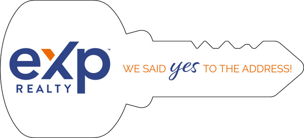 EXP Realty Key Shaped Sign Panel, 16"h x 35"w, 4mm Corrugated Plastic