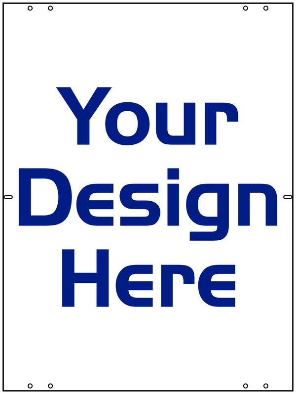 Independent Sign Panel, Corrugated 4mm, 24"h x 18"w, DF