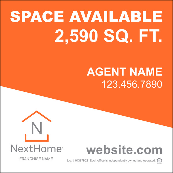 Commercial Agent Panel (Df), 48"H X 48"W, 3mm Aluminum Composite