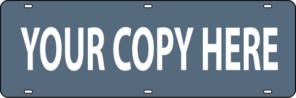 Custom Sign Rider, 6"H X 18"W