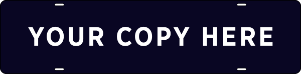 Custom Sign Riders, 6"H X 24"W, Steel