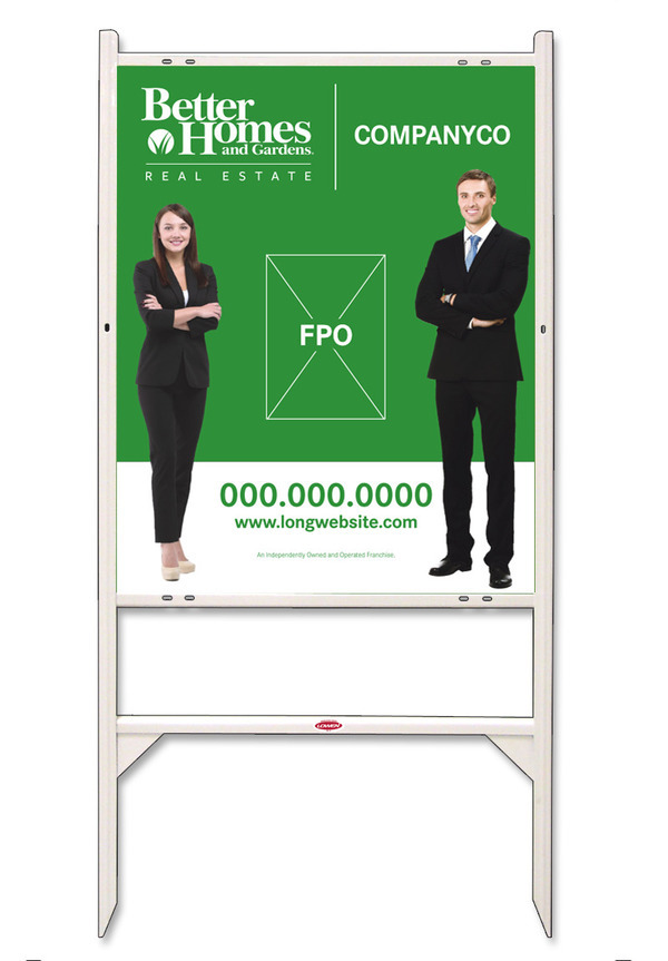 Angle Iron Frame and Sign Panel Unit, 30h x 24w