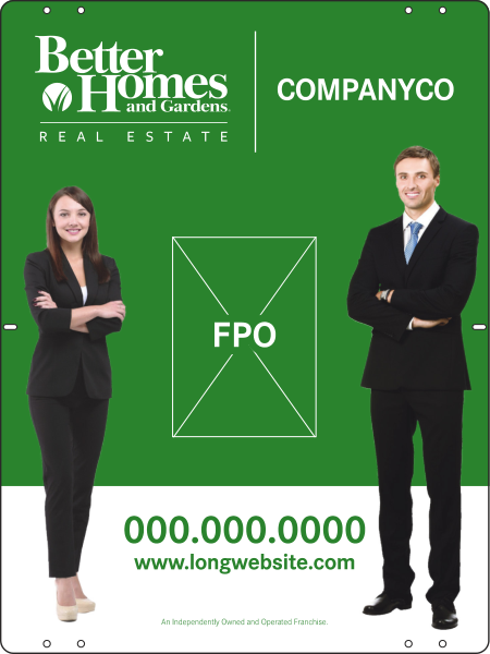 Sign Panel, 24 GA Steel 24h x 18w