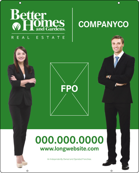 Hanging Sign Panel, 30h x 24w, 3mm Aluminum Composite