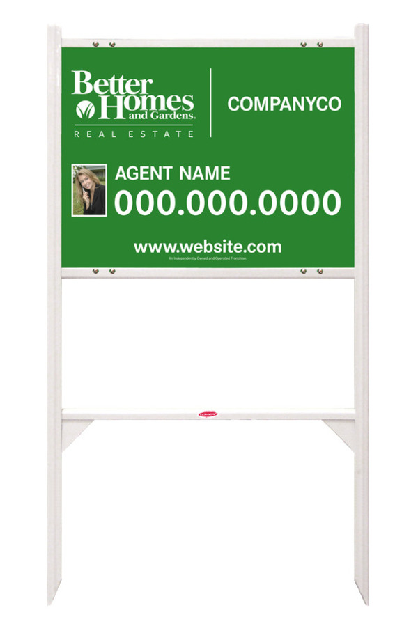 Angle Iron Frame and Photo Sign Panel Unit, 18h x 24w