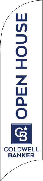 Real Estate OPEN HOUSE FEATHER FLAG ONLY, 10-foot