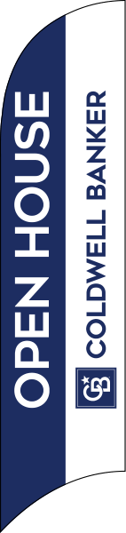 Real Estate OPEN HOUSE FEATHER FLAG ONLY, 10-foot